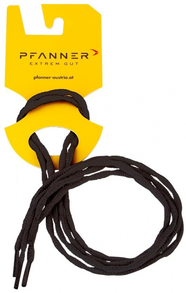 LACETS PFANNER noir 110 CM Calad Motoculture Villefranche sur Saone LACETS PFANNER noir 110 CM Lacets PFANNER de couleur noir longueur 110 cm en 100 polyamide. la forme specifiue des lacets